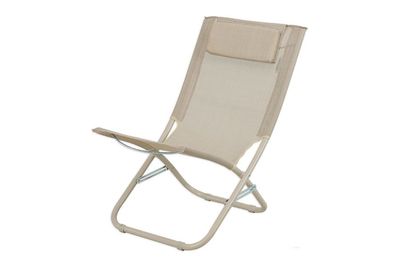 SEDIA DA SPIAGGIA PIEGHEVOLE CON CUSCINO - SABBIA