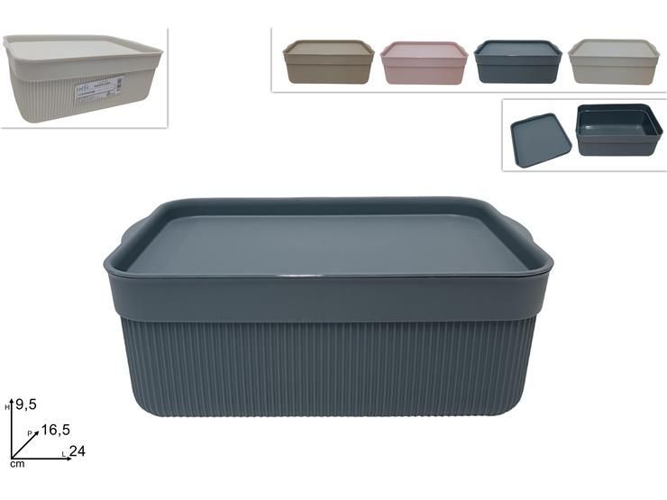 CONTENITORE IN PLASTICA CON COPERCHIO - VC-135