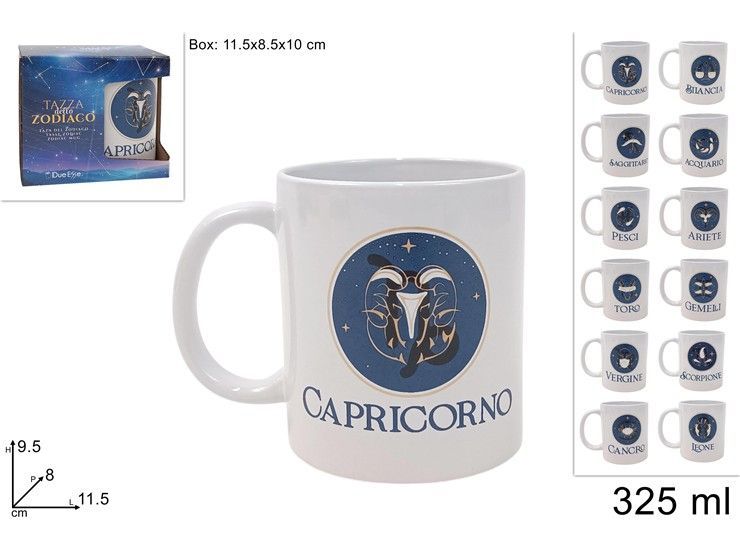 TAZZONE MUG CON SEGNI ZODIACALI TAZZONE MUG CON SEGNI ZODIACALI