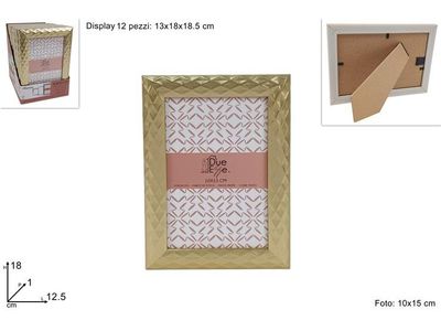 CORNICE ORO FANTASIA ROMBI - 10x15CM CORNICE ORO FANTASIA ROMBI - 10x15CM