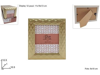 CORNICE  ORO FANTASIA ROMBI - 8x10 CM CORNICE  ORO FANTASIA ROMBI - 8x10 CM