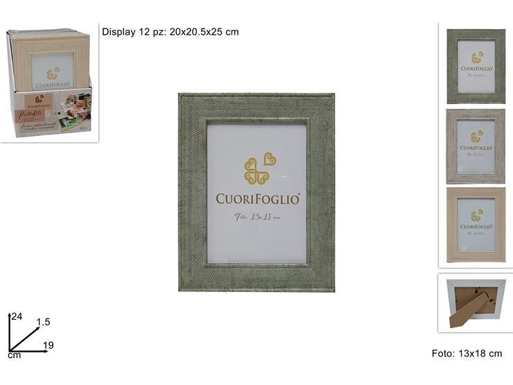 CORNICE LEGNO SPIGA - 13X18 CM