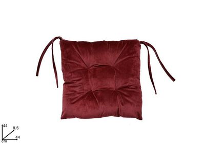 CUSCINO SEDIA IN VELLUTO - BORDEAUX CUSCINO SEDIA IN VELLUTO - BORDEAUX