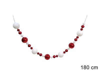 GHIRLANDA CON PALLINE - 180 CM GHIRLANDA CON PALLINE - 180 CM