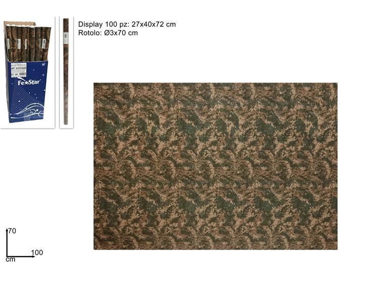 ROTOLO CARTA ROCCIA STAMPATO