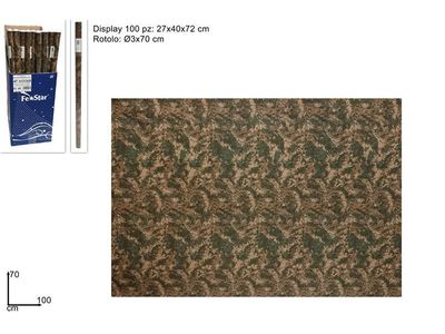 ROTOLO CARTA ROCCIA STAMPATO ROTOLO CARTA ROCCIA STAMPATO