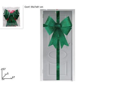 FIOCCO IN VELLUTO VERDE CON DETTAGLI ORO PER PORTA INGRESSO FIOCCO IN VELLUTO VERDE CON DETTAGLI ORO PER PORTA INGRESSO