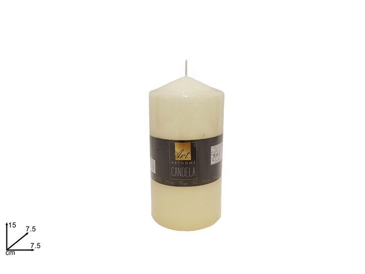 CANDELA 15X7.5 CM AVORIO CANDELA 15X7.5 CM AVORIO