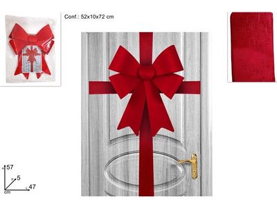 FIOCCO PER PORTA IONGRESSO VELLUTO ROSSO CON ORO