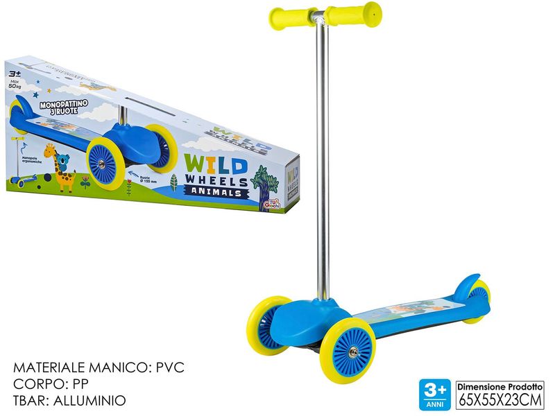 MONOPATTINO BLU cm65x55x23 PVC