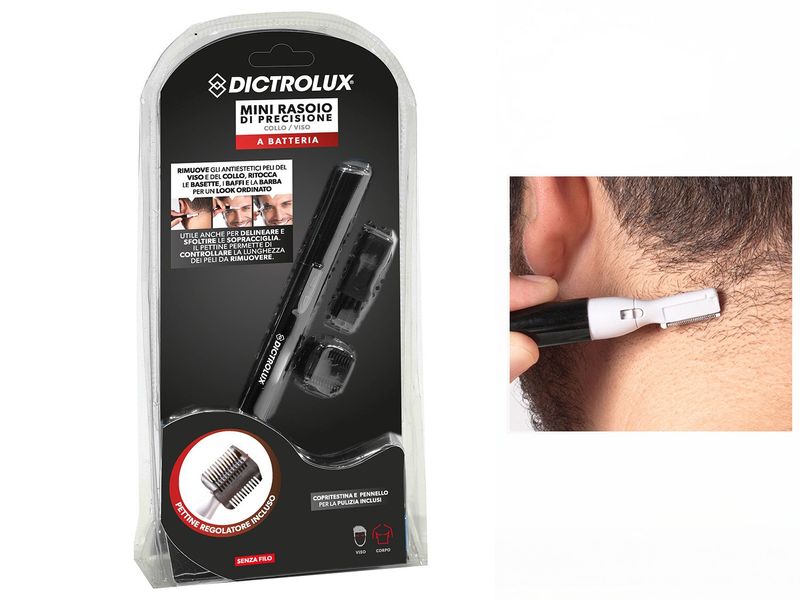 MINI RASOIO CON ACCESSORI DA UOMO