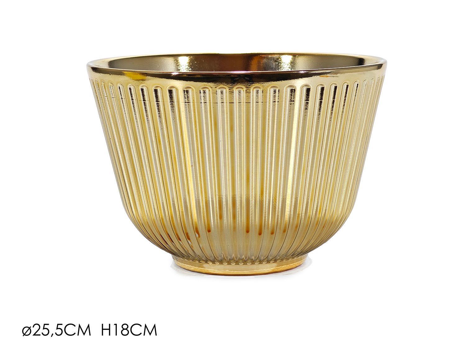 CACHE-POT DM25.5XH18CM ORO