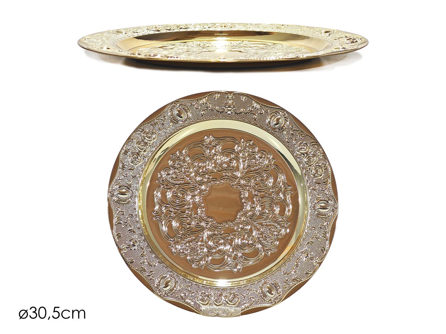 SOTTOPIATTO DIAM. 30.5CM ORO