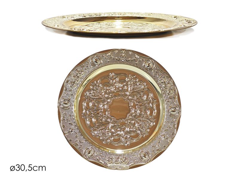 SOTTOPIATTO DIAM. 30.5CM ORO