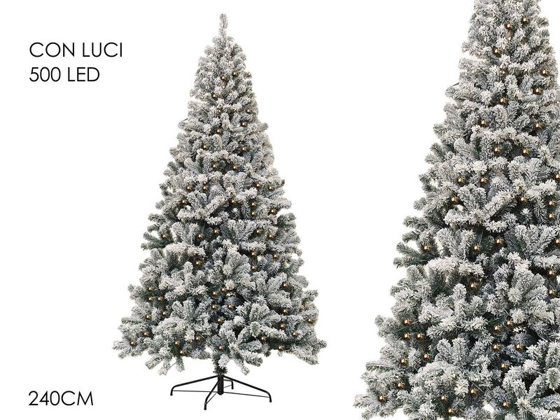 ALBERO M2.4/1186 PVC CON 500 LED MONTE EVANS