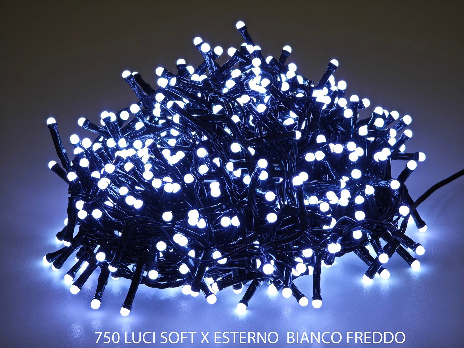 750 LUCI SOFT X ESTERNO CAVO GRANDE BIANCO FREDDO