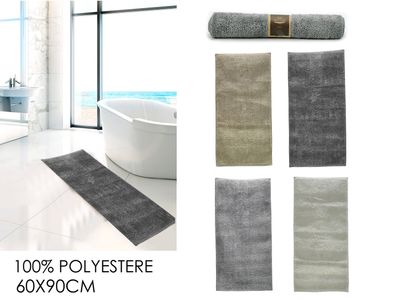 TAPPETO BAGNO 60X90CM 4ASS