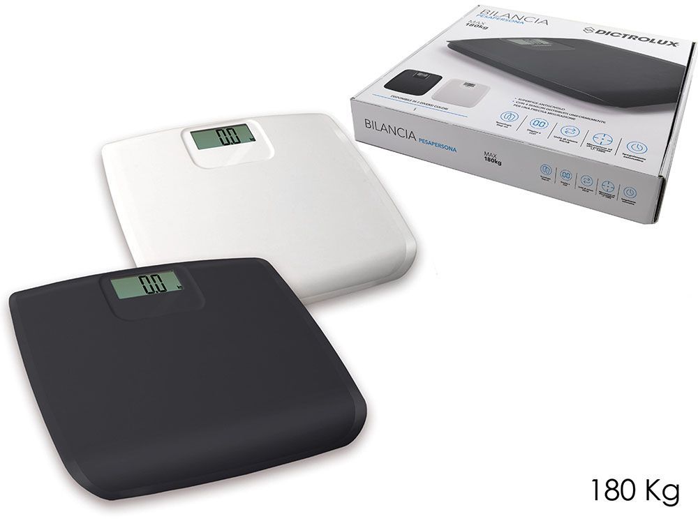 BILANCIA PESAPERSONA LCD 180KG 2ASS