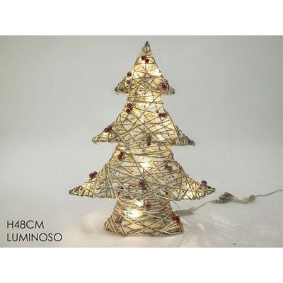 ALBERO INNEVATO GR. CON BACCHE CON 15 LUCI ALBERO INNEVATO GR. CON BACCHE CON 15 LUCI