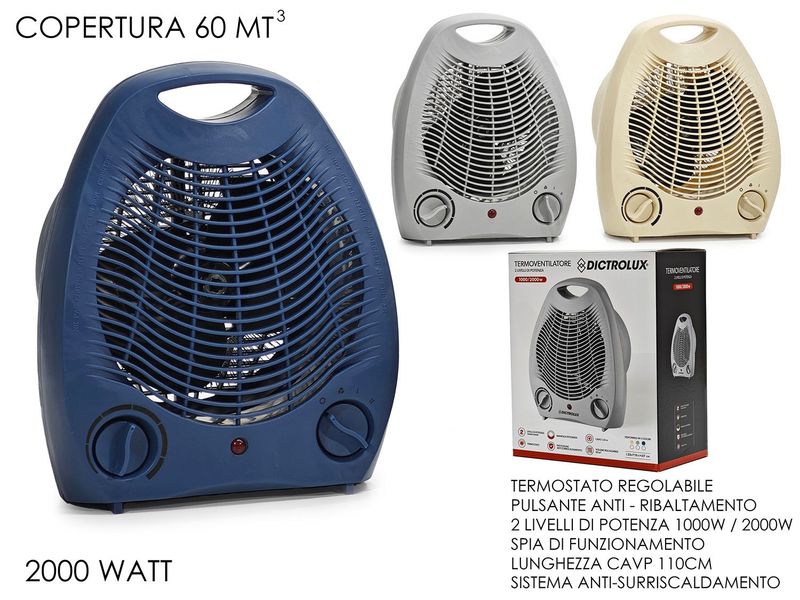 TERMOVENTILATORE 2000 W 3ASS