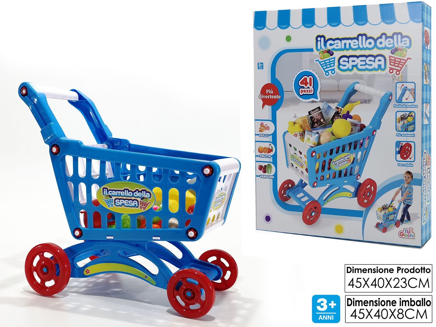 IL CARRELLO DELLA SPESA 61PZ