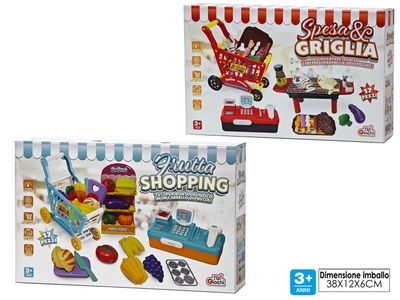 CARRELLO SPESA C/CASSA 59/60PZ 2ASS