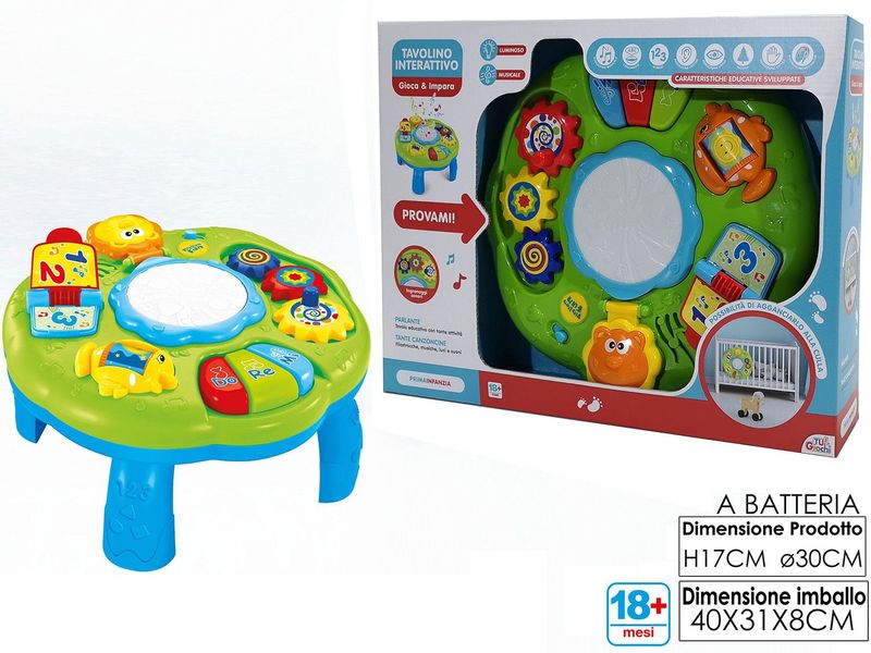 TAVOLINO INTERATTIVO TRY-ME LU/MUS.