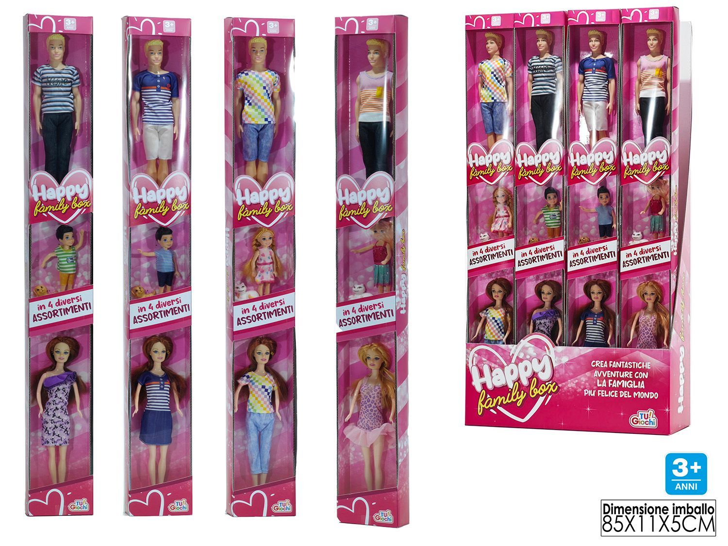 HAPPY FAMILY BOX 4ASS IN DISPLAY