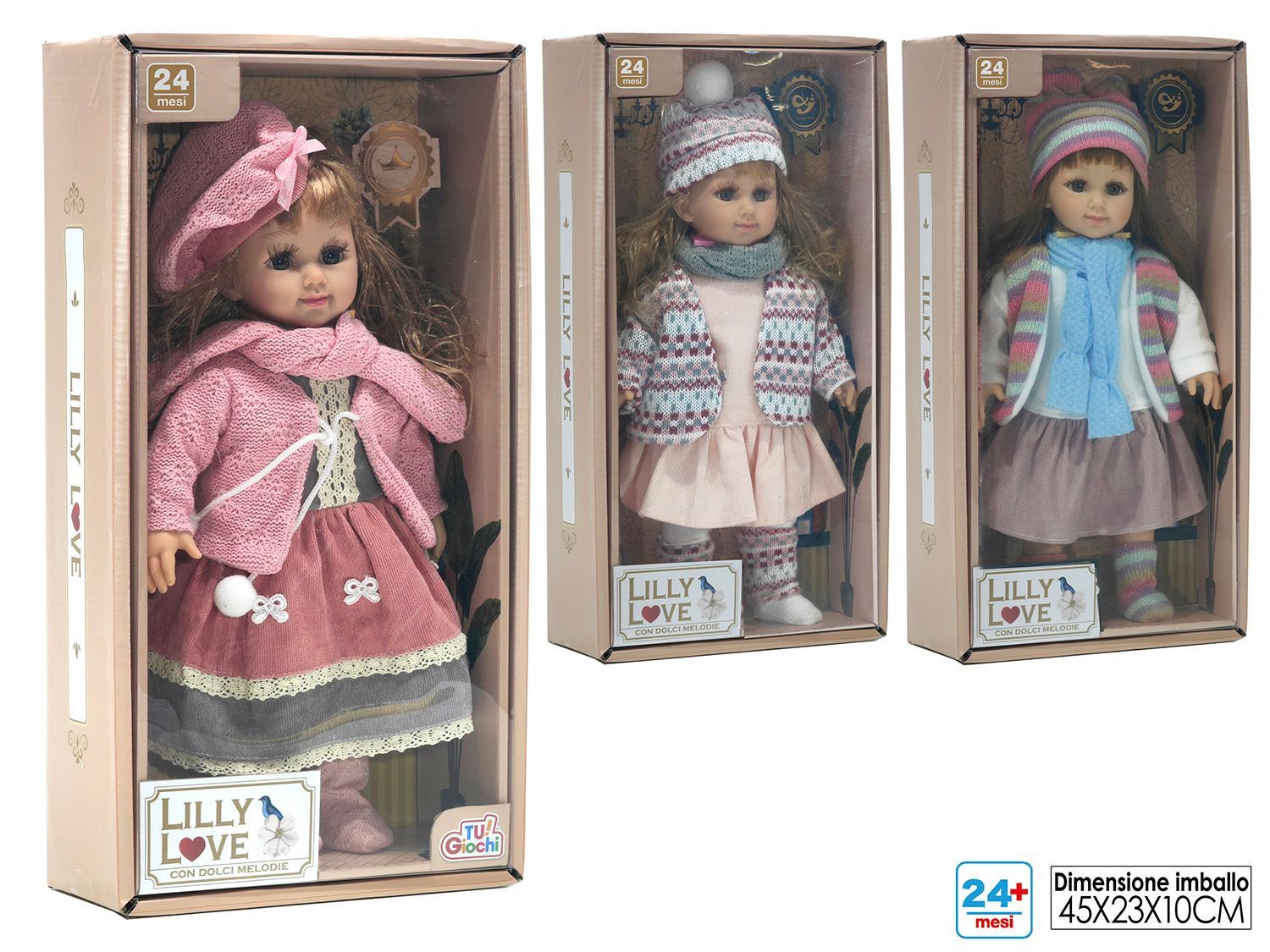 BAMBOLA LILLY LOVE TRY-ME 3ASS