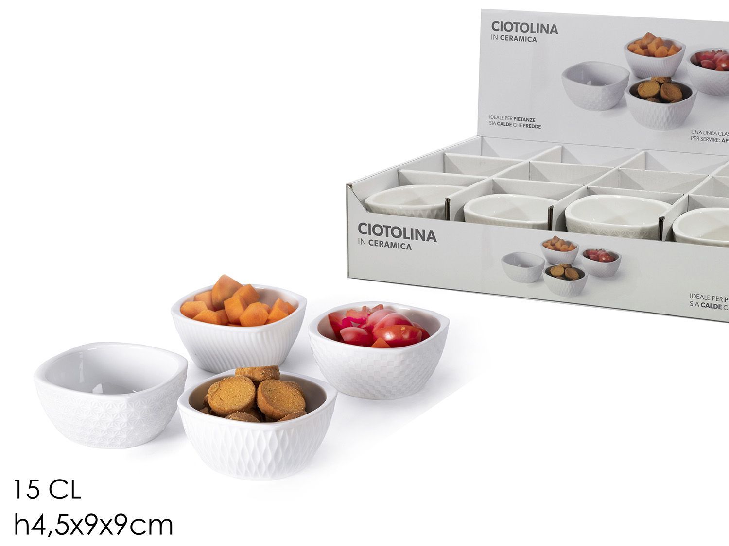 CIOTOLINA TONDA 15CL BIA. IN DISP. 4ASS