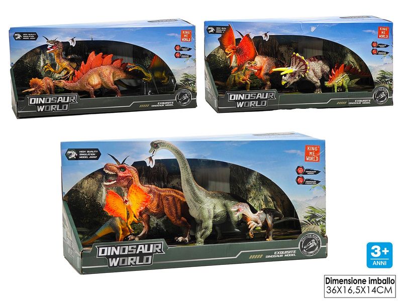 SET 4 DINOSAURI 3ASS