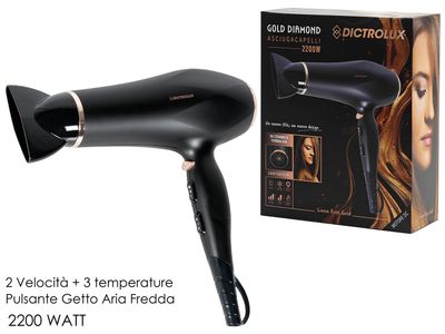 PHON 2200W "GOLD DIAMOND" CERAM. NERO