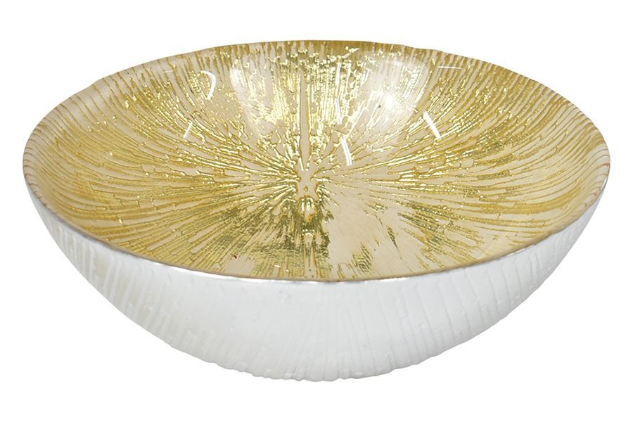 CIOTOLA VET.D.25X7CM M.247069 BIANCO/ORO