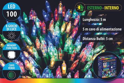 SERIE PISELLINO 100LED USO ESTER.8F.MULTI SERIE PISELLINO 100LED USO ESTER.8F.MULTI