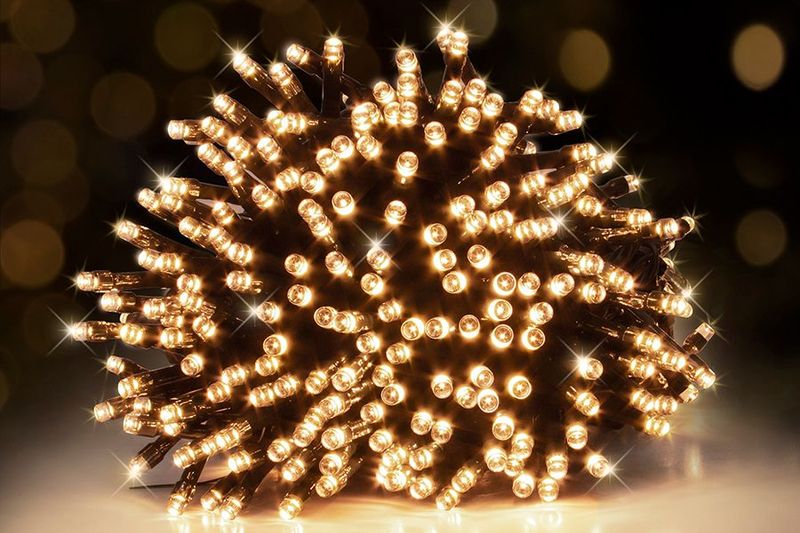 SERIE 2000 LED MEMORY USO ESTERNO INERNO 8 FUNZIONI BIANCO CALDO