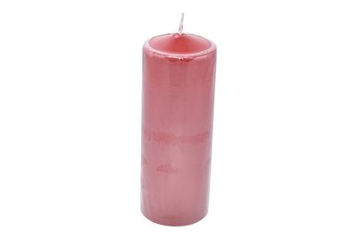 CANDELA PILLAR DIA.7.5XH.10CM ROSSO LACCATO CANDELA PILLAR DIA.7.5XH.10CM ROSSO LACCATO