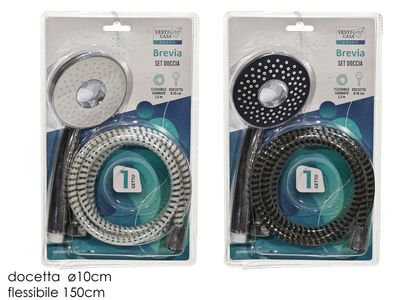 MISCELATORE DOCCIA CON TUBO BREVIA 150CM 2ASS