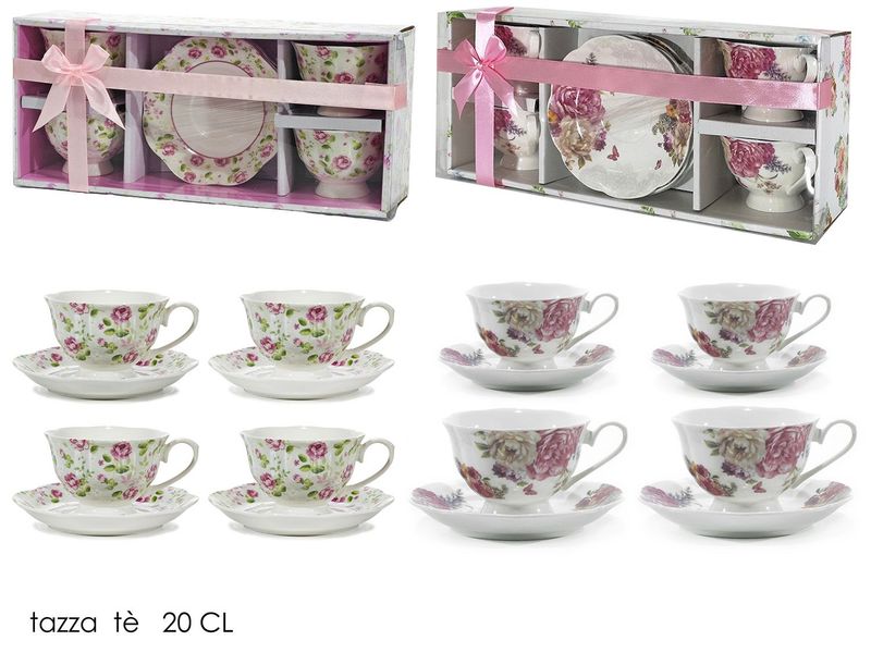 BOX TE' 4+4 ROMANTIC