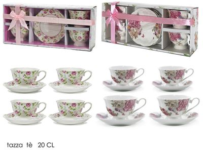 BOX TE' 4+4 ROMANTIC