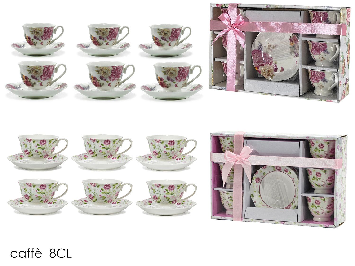 BOX CAFFE' 6+6 ROMANTIC