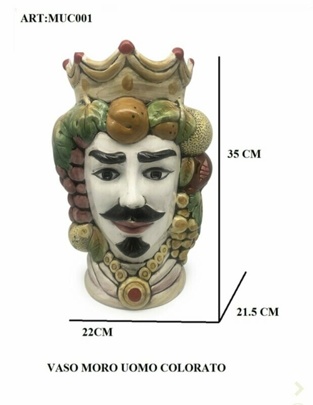 VASO MORI UOMO COLOR 35CM