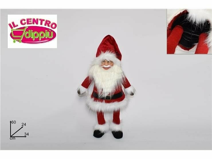 BABBO NATALE 60 CM CON MOLLA YJ20191888 BABBO NATALE 60 CM CON MOLLA YJ20191888