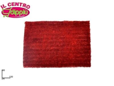 TAPPETO NATALIZIO ROSSO 80x120 CM