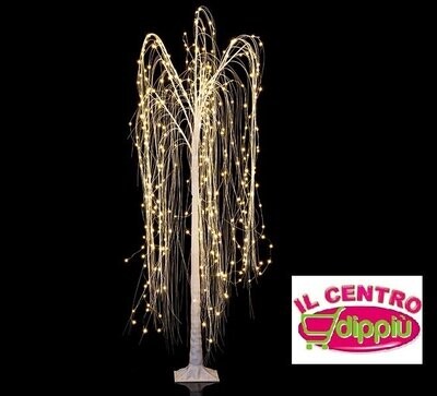 ALBERO BIANCO 180CM 360LED LUCE CALDA U.EST