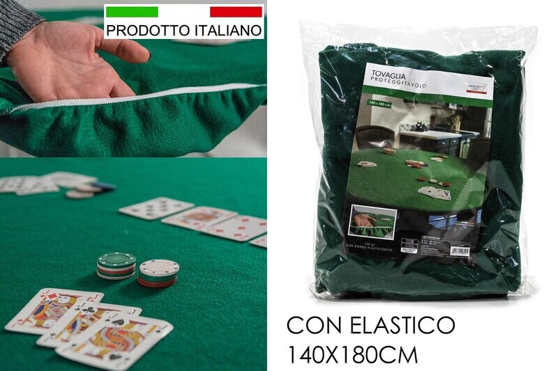 TOVAGLIA PROTEGGITAVOLO POKER 140X180