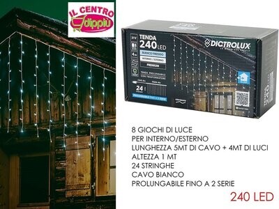 TENDA B.FREDDO 4MTX1MT 240LED TENDA B.FREDDO 4MTX1MT 240LED