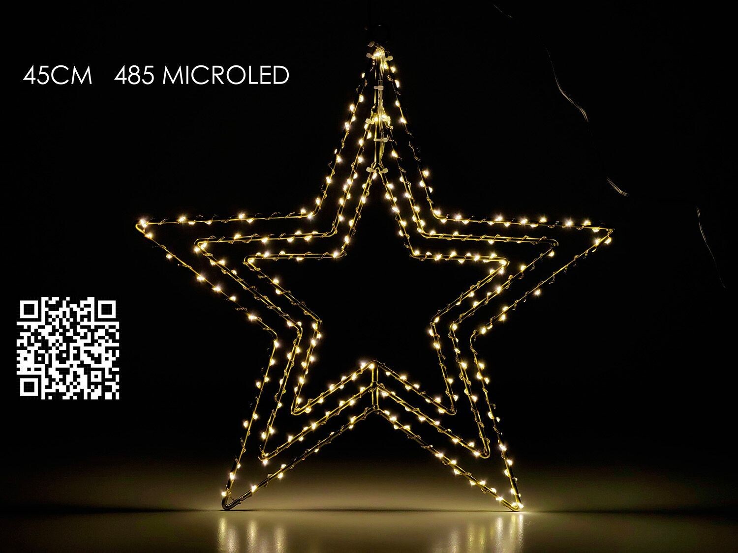 STELLA 3D 45CM C/485 MICROLED FLASH B.CO