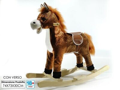 BALDO CAVALLO A DONDOLO SUO/MOV. MARRONE BALDO CAVALLO A DONDOLO SUO/MOV. MARRONE