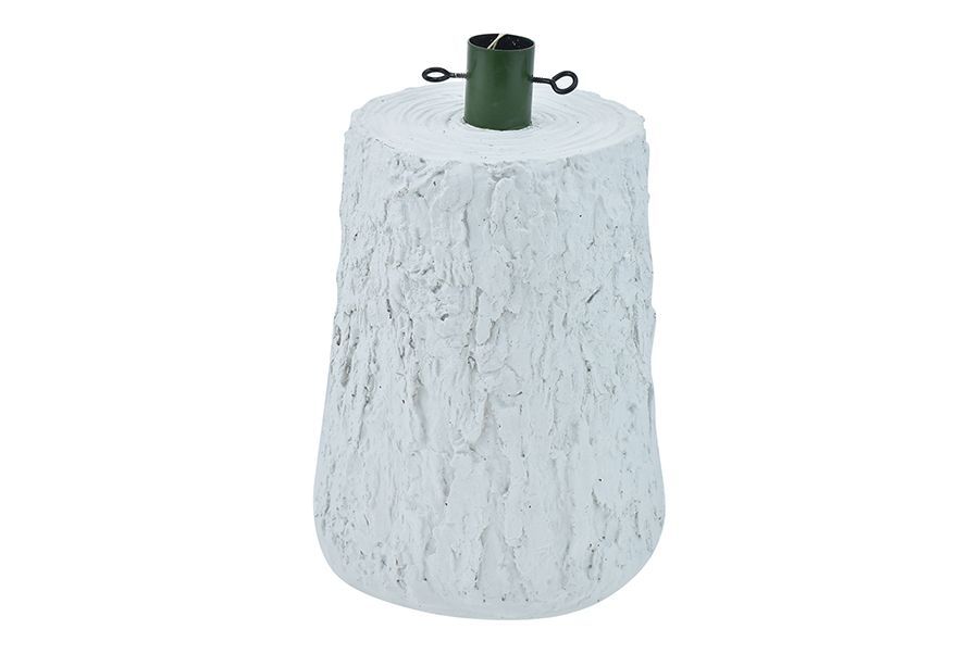 BASE TRONCO D.33X27XH.41+5CM BIANCO