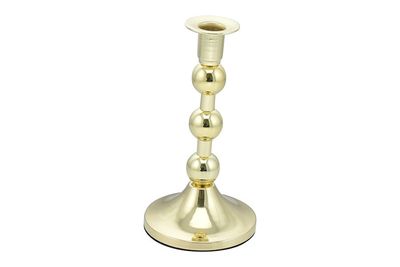 PORTACANDELA 1FUOCO D.10X19CM ORO PORTACANDELA 1FUOCO D.10X19CM ORO
